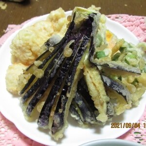 夏野菜の天ぷら盛り合わせ